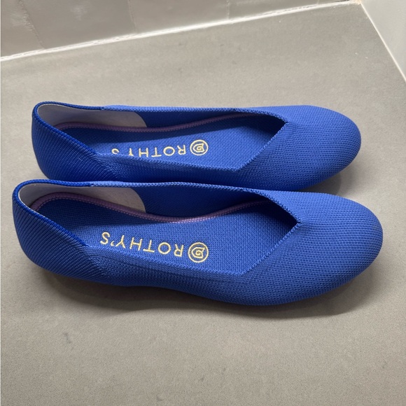 Rothy's Women's Blue The Flats 7.5 - Picture 5 of 8